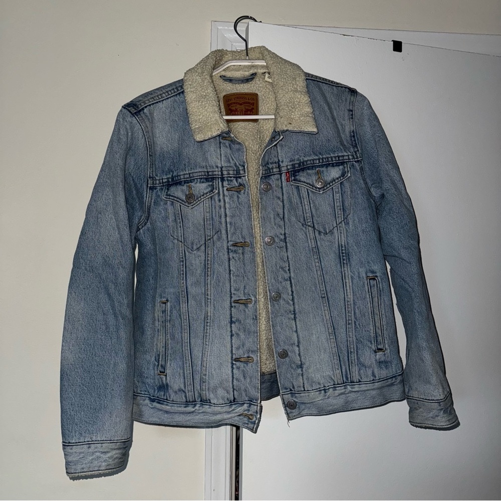 Levi’s trucker Sherpa jean jacket